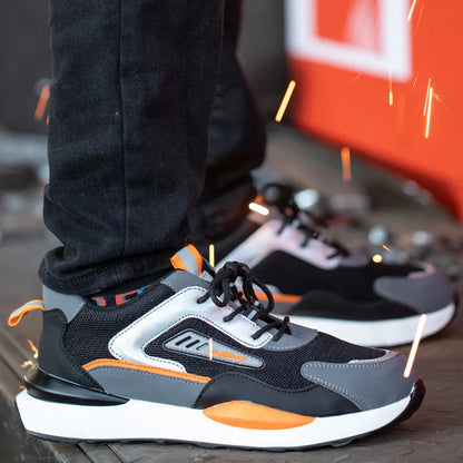 Werkschoenen met Veiligheidskenmerken — Lichtgewicht Bescherming — Geschikt voor Bouw, Logistiek, Horeca — Anti-Slip Stevige Neus — Professioneel Comfort