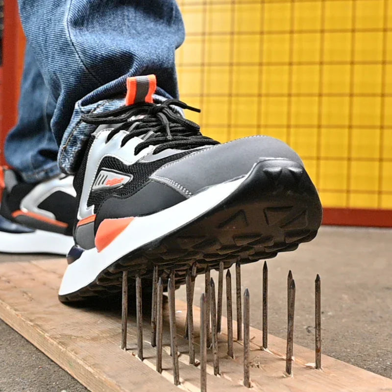 Werkschoenen met Veiligheidskenmerken — Lichtgewicht Bescherming — Geschikt voor Bouw, Logistiek, Horeca — Anti-Slip Stevige Neus — Professioneel Comfort