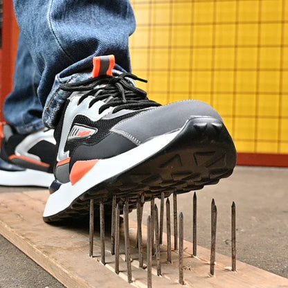 Werkschoenen met Veiligheidskenmerken — Lichtgewicht Bescherming — Geschikt voor Bouw, Logistiek, Horeca — Anti-Slip Stevige Neus — Professioneel Comfort