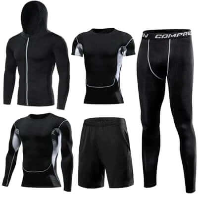 Heren Trainingspak Sneldrogend Elastisch Sportkleding