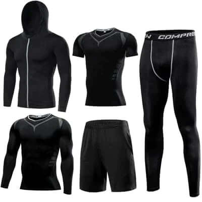 Heren Trainingspak Sneldrogend Elastisch Sportoutfit