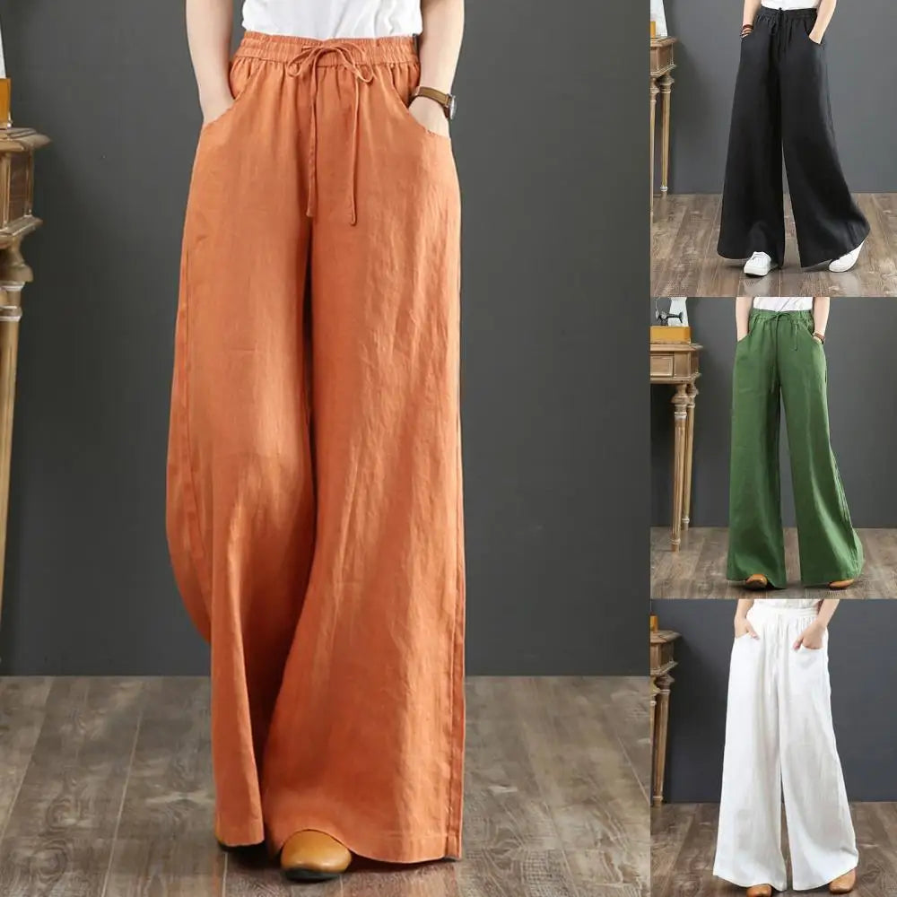 Vrouwen Wijde Broek Nieuwe Stijl Comfortabele Pijpen