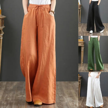 Vrouwen Wijde Broek Nieuwe Stijl Comfortabele Pijpen