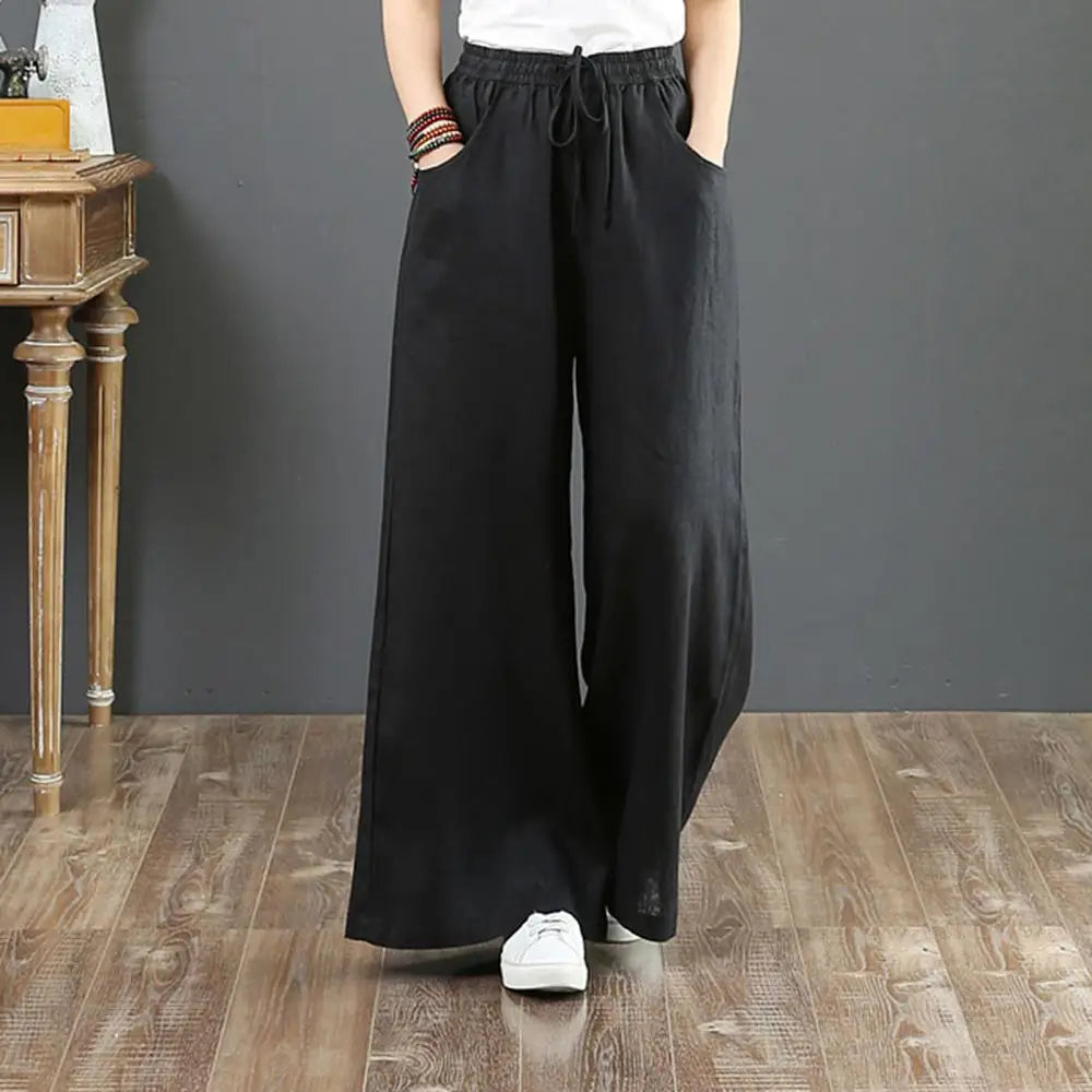 Vrouwen Wijde Broek Nieuwe Stijl Comfortabele Pijpen
