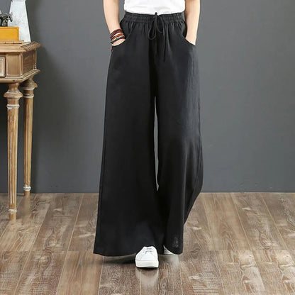 Vrouwen Wijde Broek Nieuwe Stijl Comfortabele Pijpen