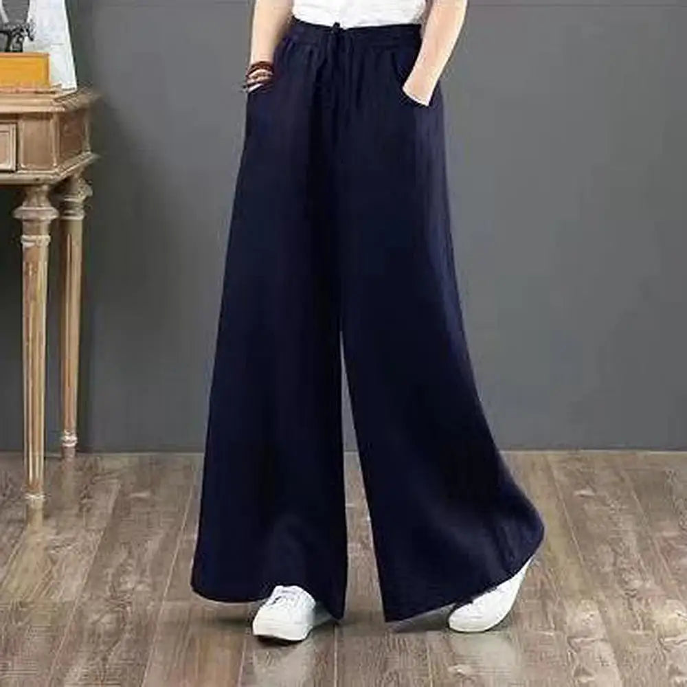 Vrouwen Wijde Broek Nieuwe Stijl Comfortabele Pijpen