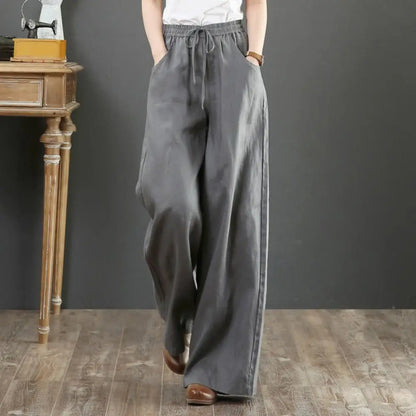 Vrouwen Wijde Broek Nieuwe Stijl Comfortabele Pijpen