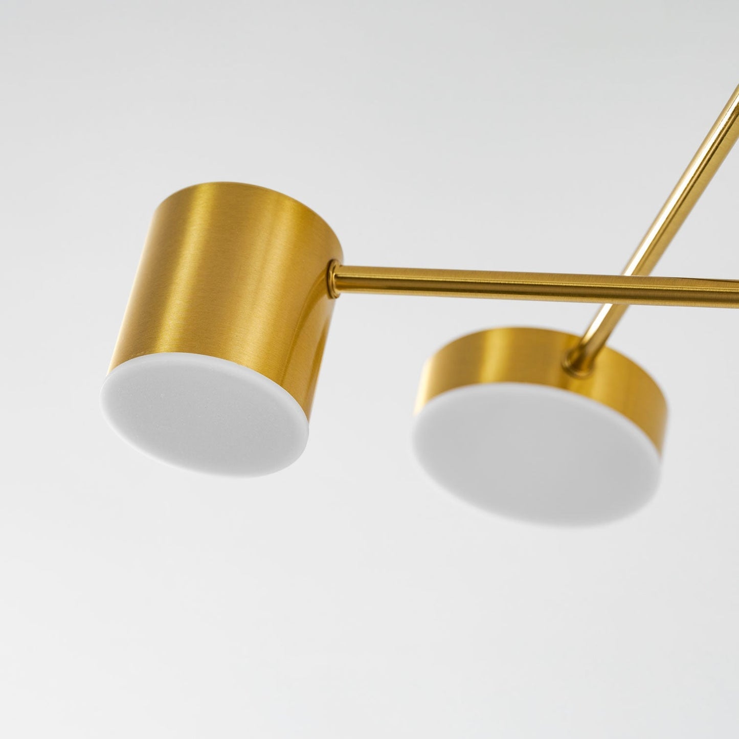 Sputnik Plafondlamp 6-armen LED Metalen Frame Ø57cm Goud Zwart Wit 36W dimbaar Mid-Century Scandinavische eetkamer woonkamer entree modern design