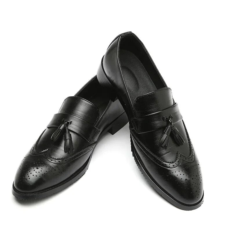 Heren Brogues Nero Comfortabele Orthopedische Schoenen