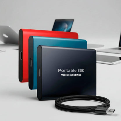 Externe SSD Harde Schijf 500 GB tot 32 TB USB 3.0 Draagbare Opslag Zwart Rood Blauw
