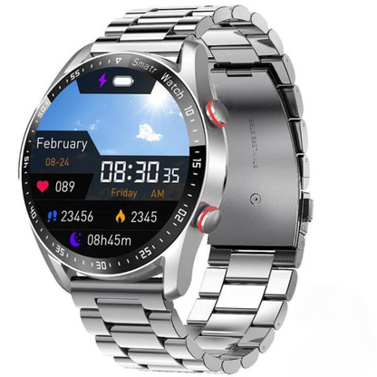 Smartwatch met Lautsprecher, Bluetooth en Fitnessfuncties – Luxe Design voor Sport en Dagelijks Gebruik