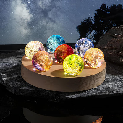 Kristal Lamp met Glow Effect