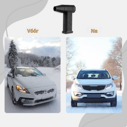 Draadloze Sneeuwblaasborstel – Compacte Elektrische Sneeuwverwijderaar voor Auto & Ramen – Oplaadbaar via USB
