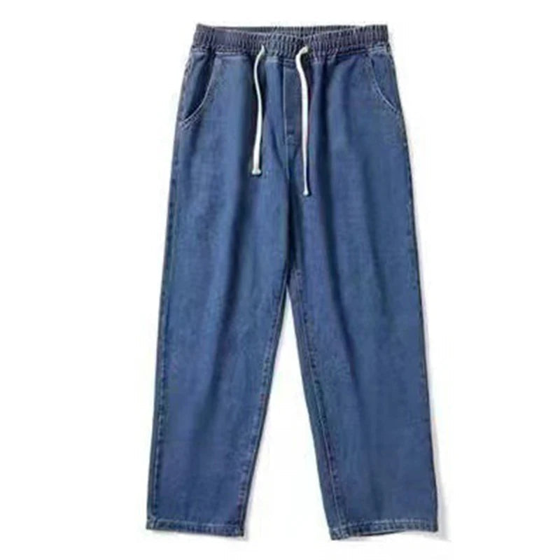 Vintage Jeans voor Mannen Breed en Comfortabel