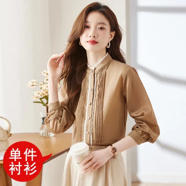 Dames Blouses Elegante Stijl Couture Kwaliteit