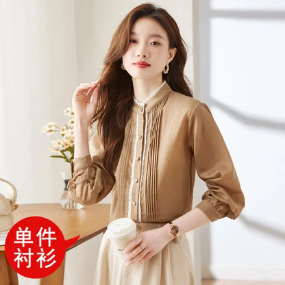 Dames Blouses Elegante Stijl Couture Kwaliteit