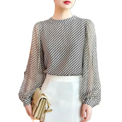 Dames Blouse Chiffon Zomerjurk Stijlvol en Luchtig