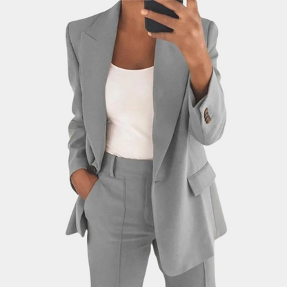 Dames Blazer Klassieke Tweedelige Pak - StudioMarella