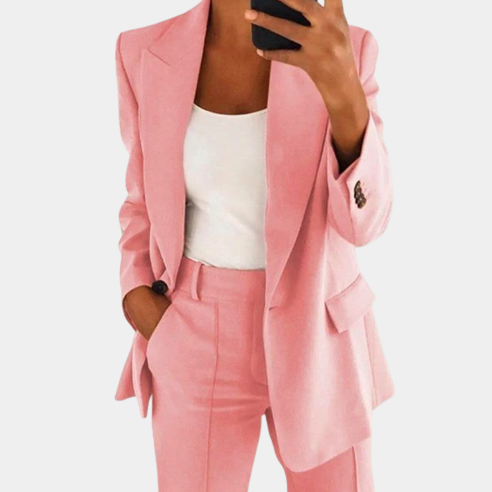 Dames Blazer Klassieke Tweedelige Pak