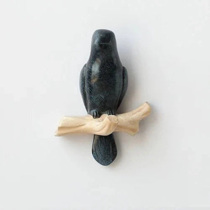 Decoratieve Wandkapstok met Vogelmotief – Stijlvol Harsontwerp voor Hal & Slaapkamer