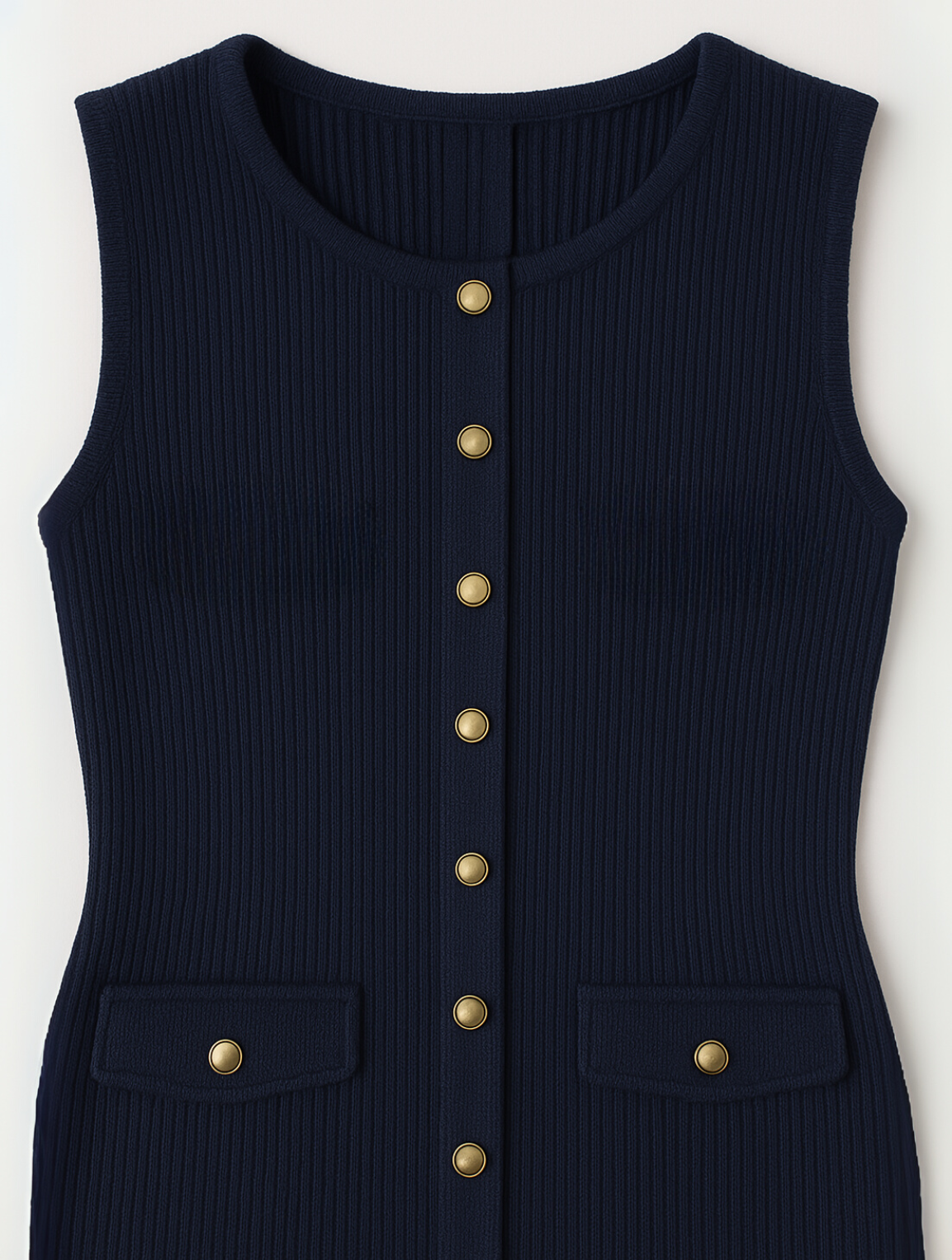 Stijlvolle Midi Jurk Dames Met Knoopsluiting | Midi Jurk 2