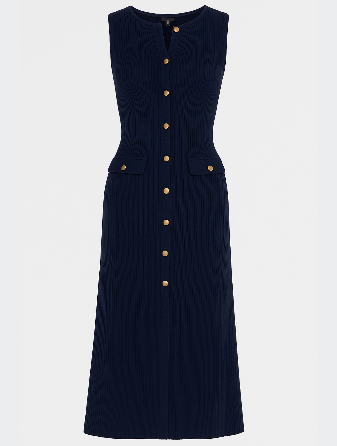 Stijlvolle Midi Jurk Dames Met Knoopsluiting | Midi Jurk 4