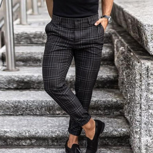 Geruite Broeken voor Heren Casual Stijl - StudioMarella