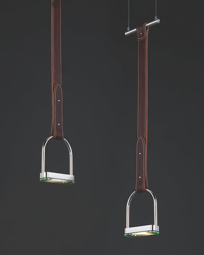 Hanglampen met Leren Riemen Industrieel Design Rustiek Metaal Nikkel voor Eetkamer Keukeneiland