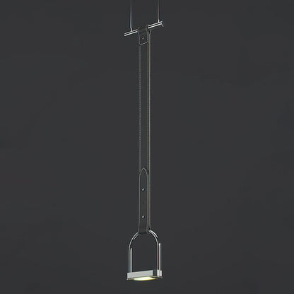 Hanglampen met Leren Riemen Industrieel Design Rustiek Metaal Nikkel voor Eetkamer Keukeneiland