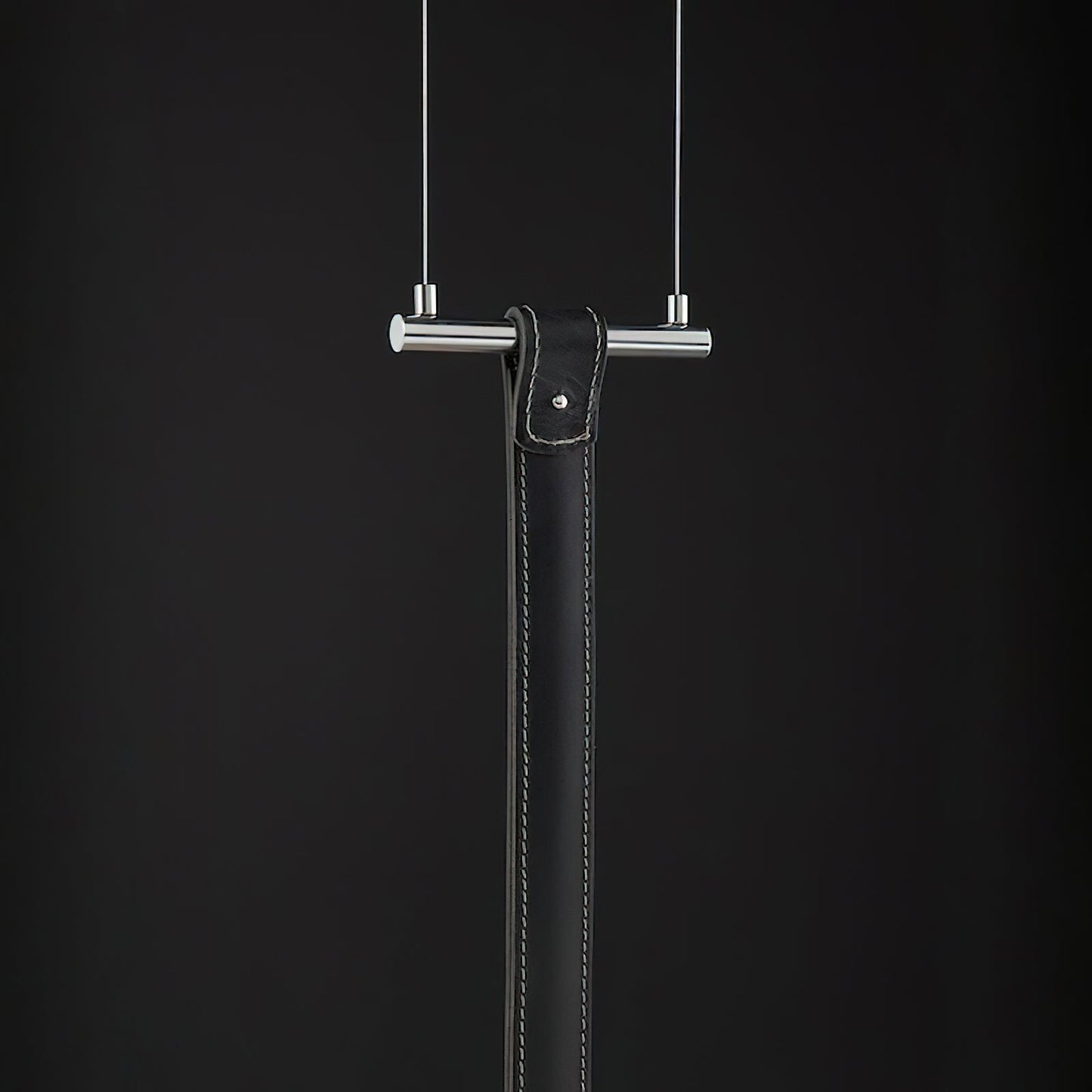 Hanglampen met Leren Riemen Industrieel Design Rustiek Metaal Nikkel voor Eetkamer Keukeneiland