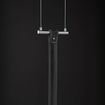 Hanglampen met Leren Riemen Industrieel Design Rustiek Metaal Nikkel voor Eetkamer Keukeneiland