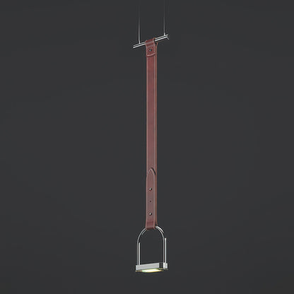 Hanglampen met Leren Riemen Industrieel Design Rustiek Metaal Nikkel voor Eetkamer Keukeneiland
