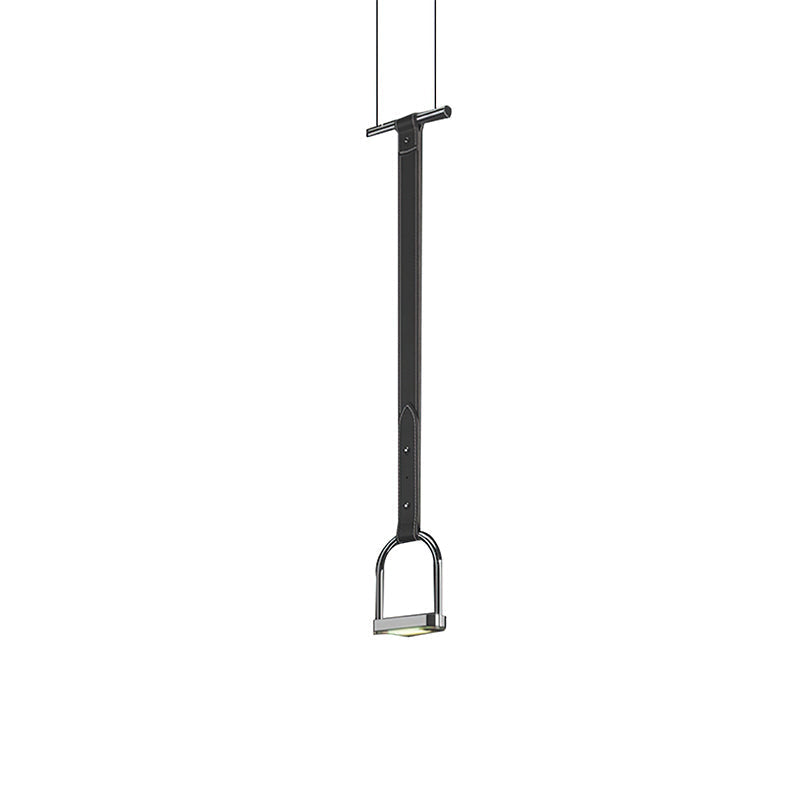 Hanglampen met Leren Riemen Industrieel Design Rustiek Metaal Nikkel voor Eetkamer Keukeneiland