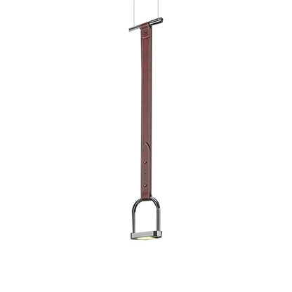 Hanglampen met Leren Riemen Industrieel Design Rustiek Metaal Nikkel voor Eetkamer Keukeneiland