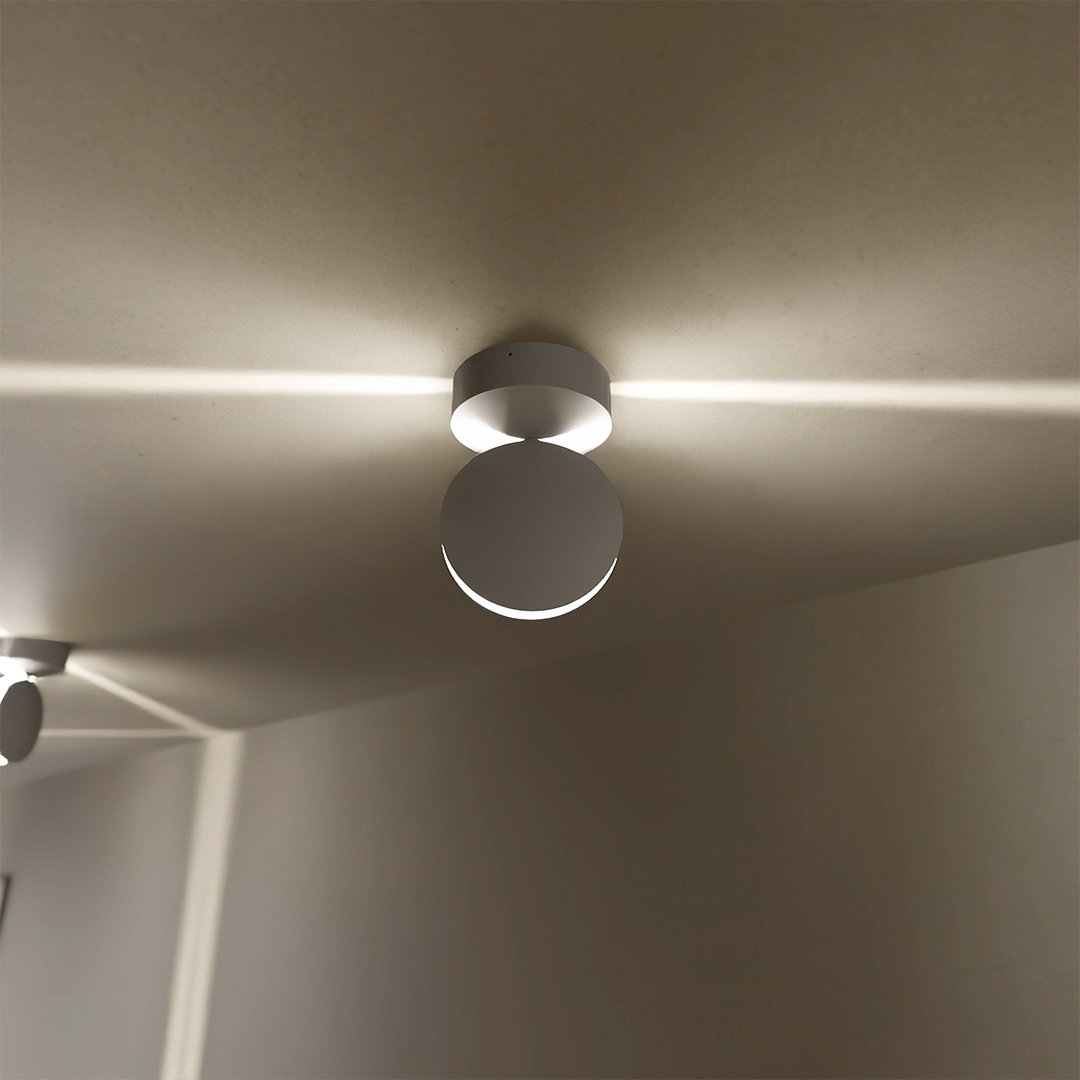 Wandlamp LED 360° Draaibaar Aluminium Warm Licht Design Wandverlichting