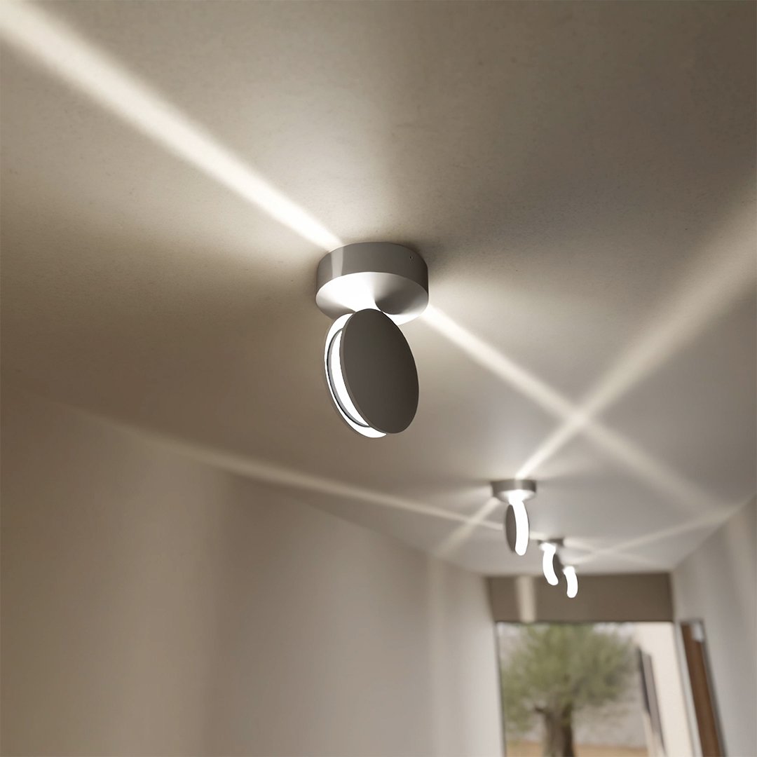 Wandlamp LED 360° Draaibaar Aluminium Warm Licht Design Wandverlichting