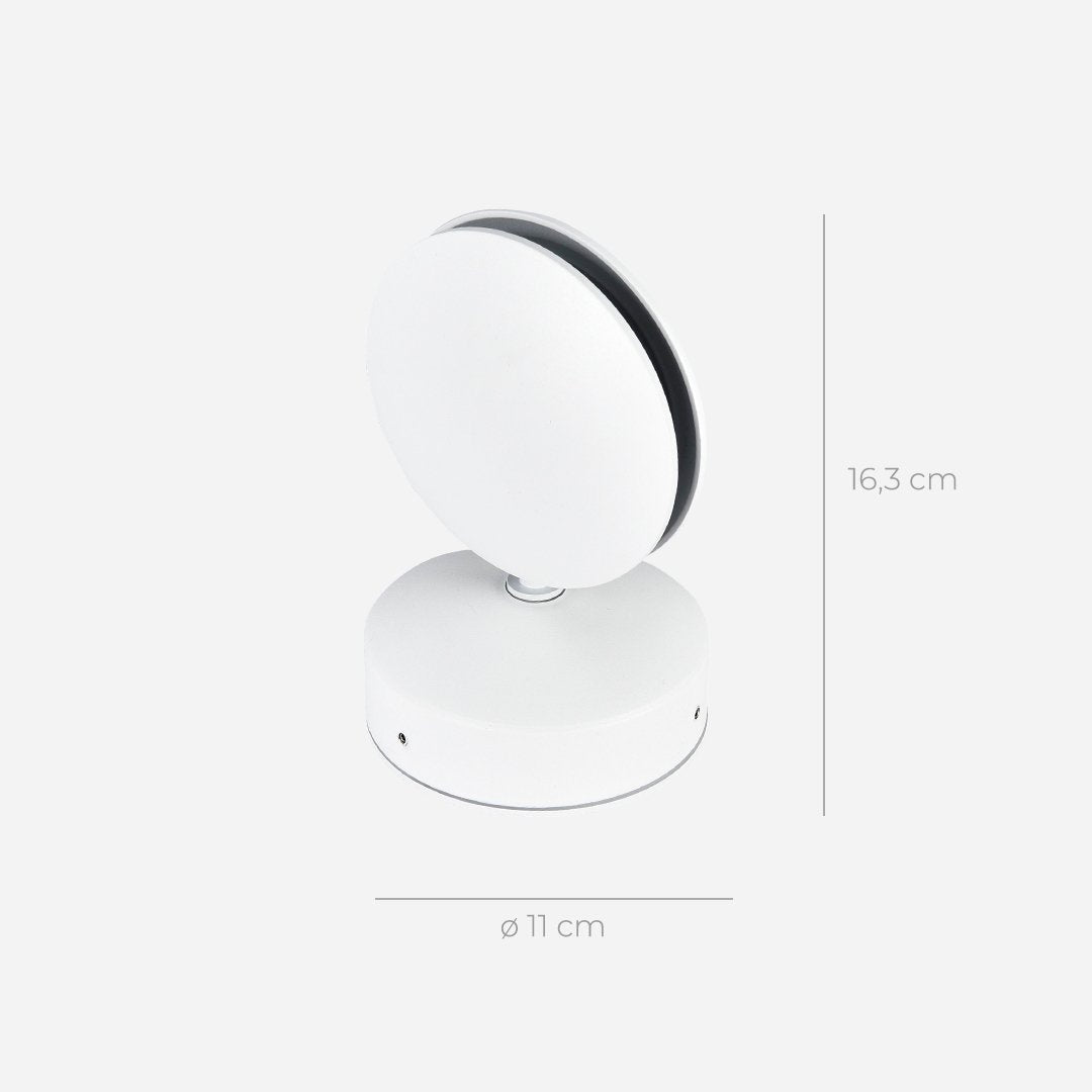 Wandlamp LED 360° Draaibaar Aluminium Warm Licht Design Wandverlichting