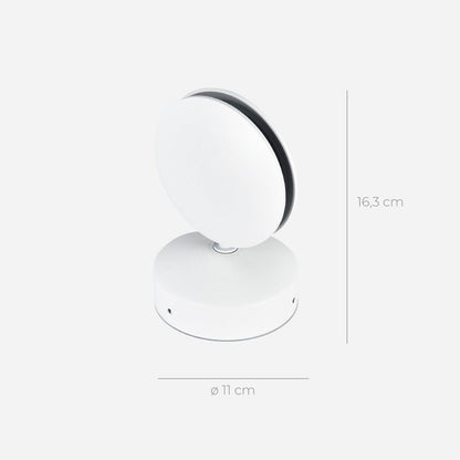 Wandlamp LED 360° Draaibaar Aluminium Warm Licht Design Wandverlichting