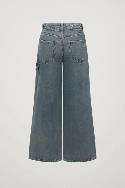 Straight Fit Jeans met Strikdetails en Speels Ontwerp