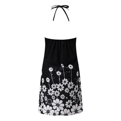 Vrouwelijke Tanktop Rok Ronde Hals Zomer Jurk
