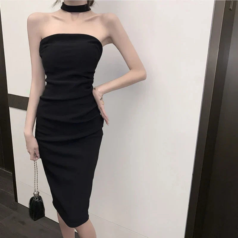 Strapless Feestjurk voor Vrouw Party Jurk Zonder Schouderbandjes