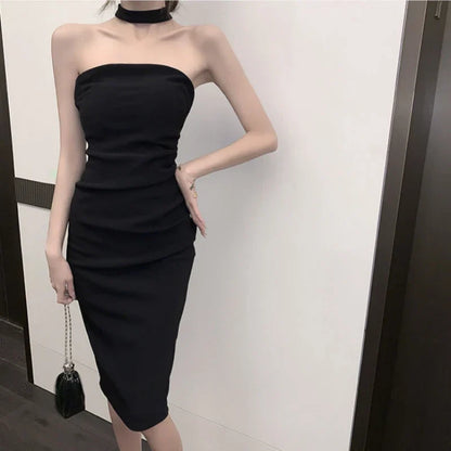 Strapless Feestjurk voor Vrouw Party Jurk Zonder Schouderbandjes
