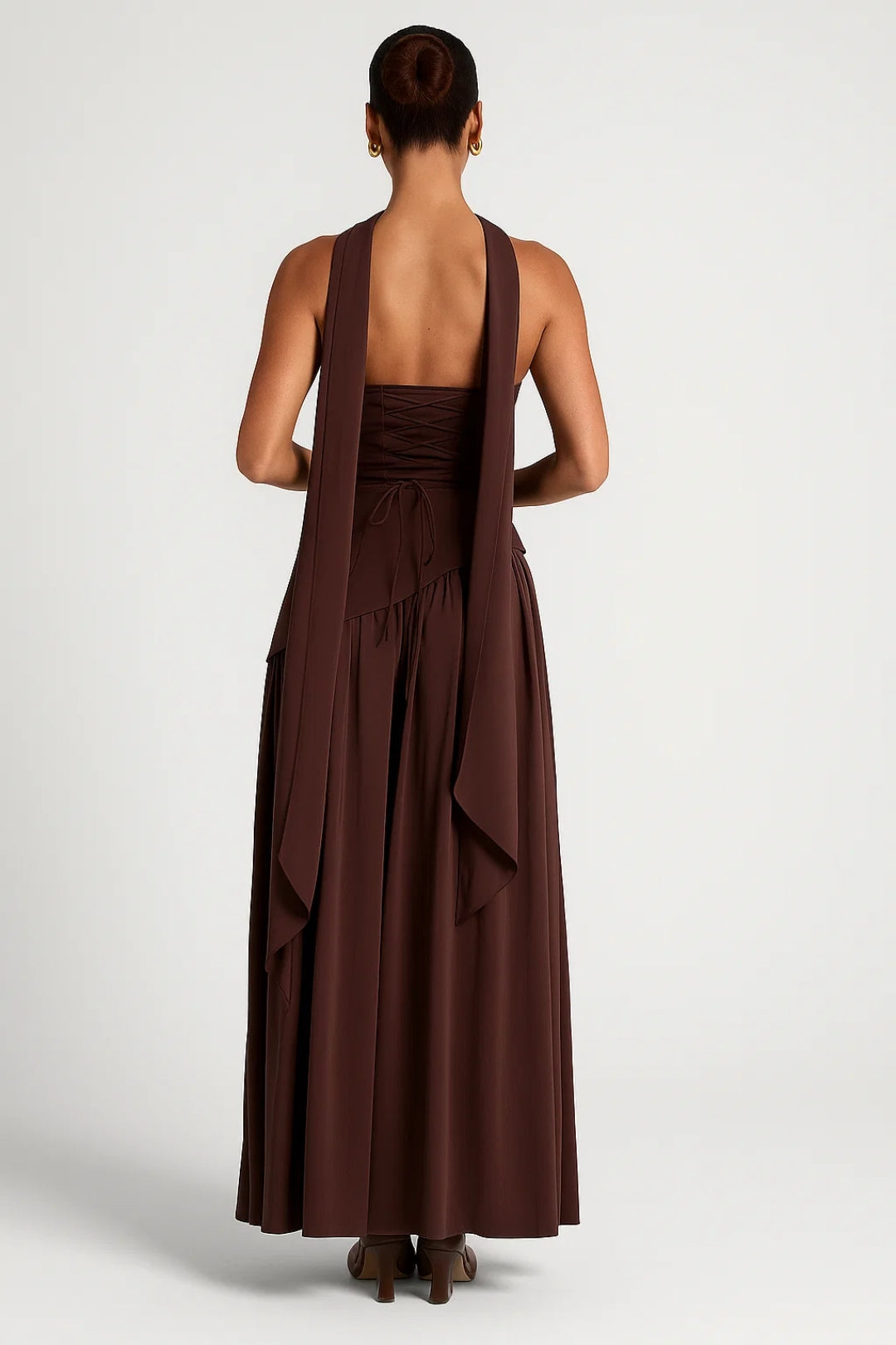 Strapless Maxi Jurk Dames Gala Avondjurk Met Hoge Split