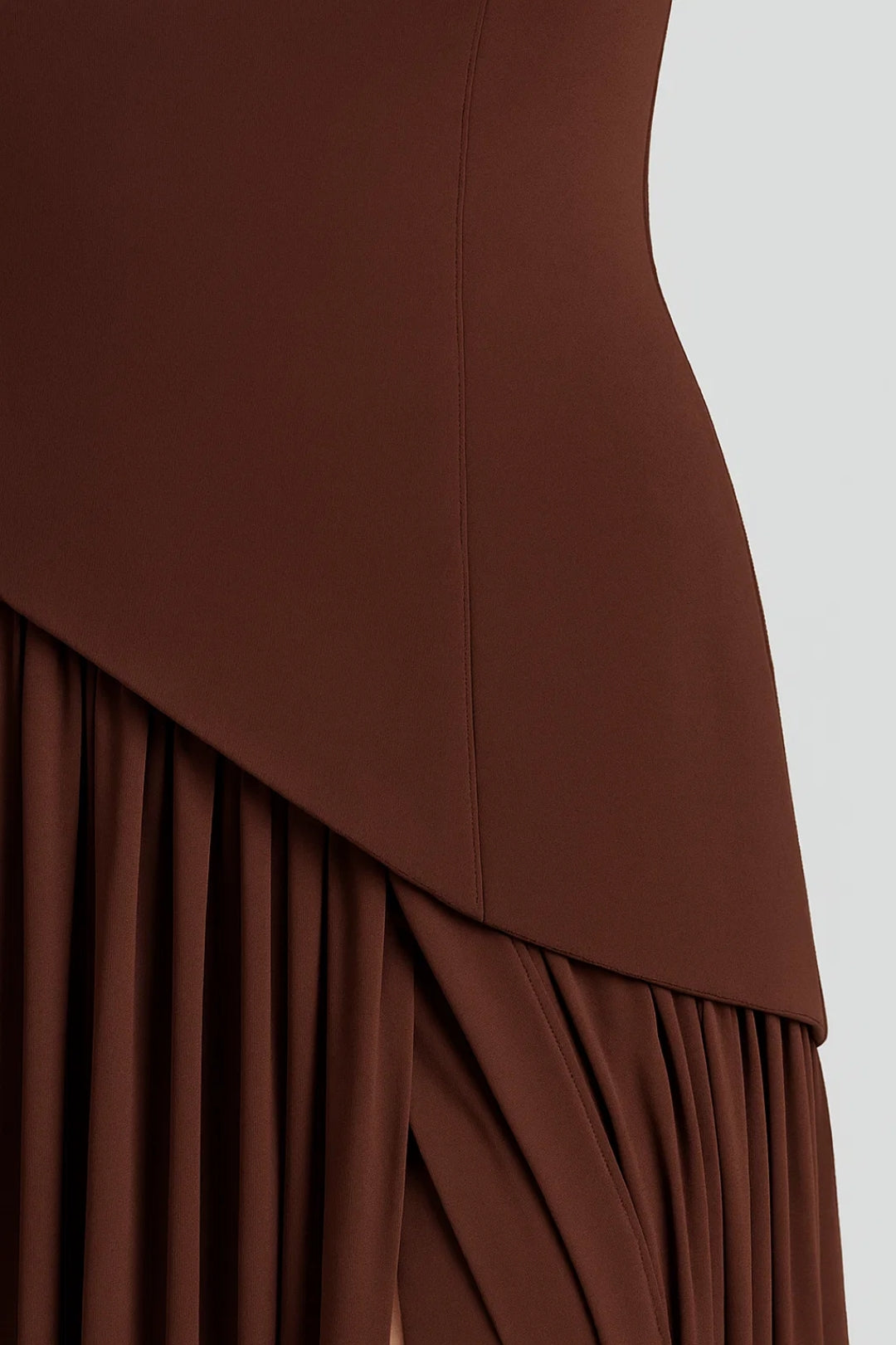 Strapless Maxi Jurk Dames Gala Avondjurk Met Hoge Split