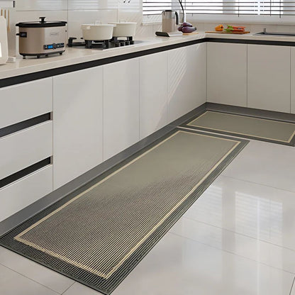 Keukenmat Elegante Structuur Antislip Comfort Textiel Polypropyleen Beige Bruin Grijs Toepassingen Keuken Gang Wasruimte