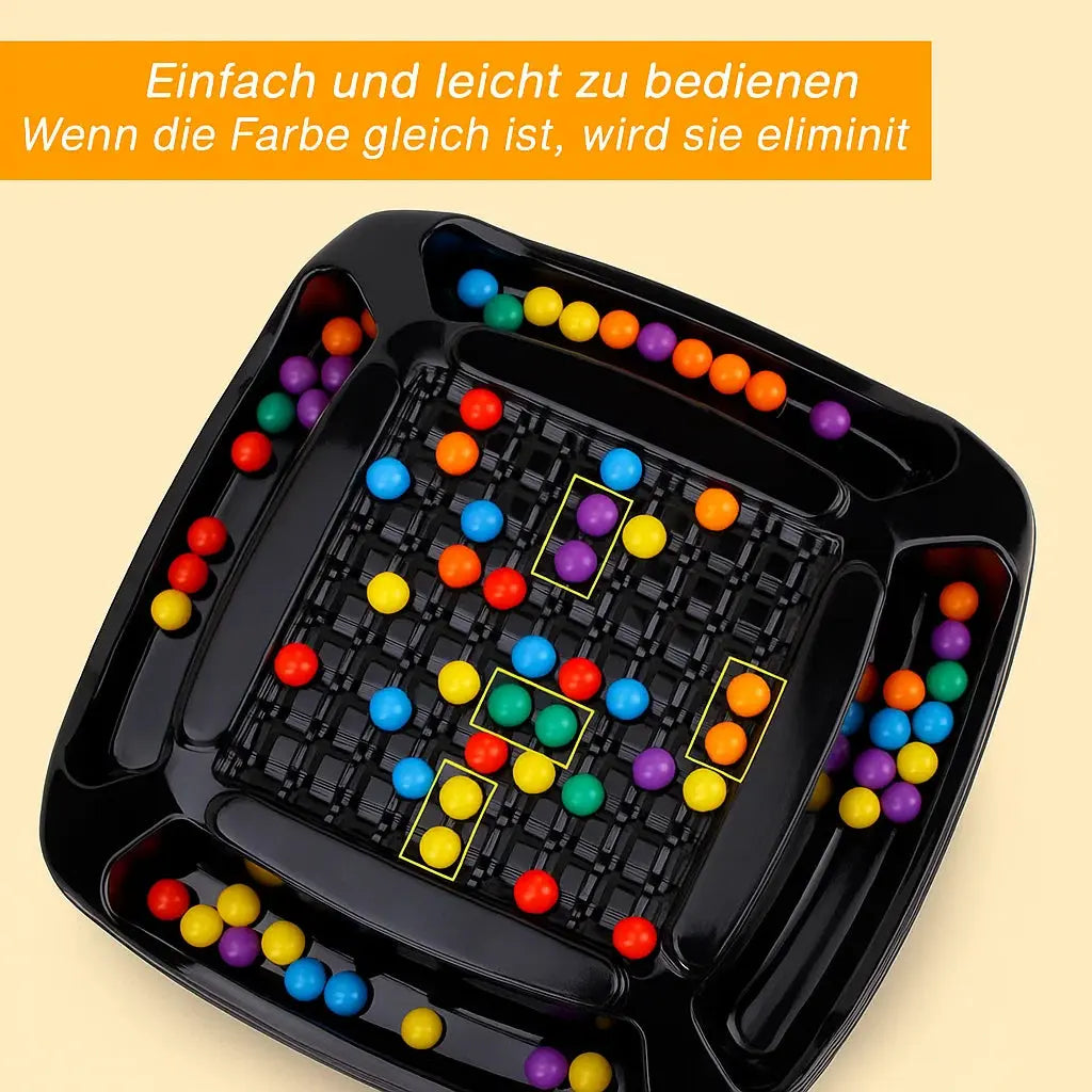 Strategiespel Kunststof 19.5x19.5cm Kinderen Volwassenen Concentratie Logisch Denken Knikkerspel Bordspel Familiespel Cadeau Vanaf 4 Jaar