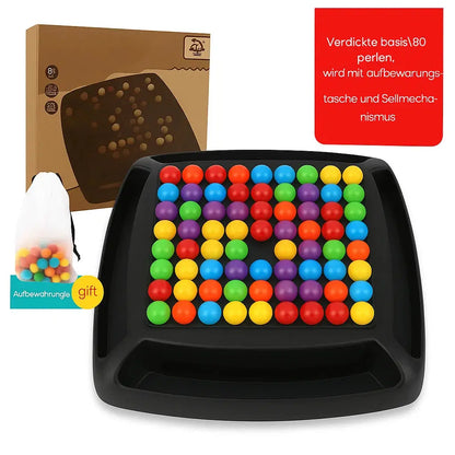 Strategiespel Kunststof 19.5x19.5cm Kinderen Volwassenen Concentratie Logisch Denken Knikkerspel Bordspel Familiespel Cadeau Vanaf 4 Jaar