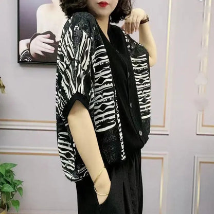 Streeppatronen Blouse voor Vrouw Casual Kleding