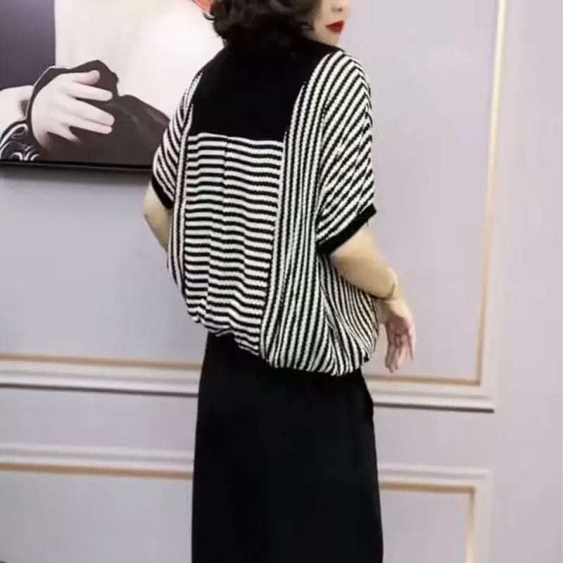 Streeppatronen Blouse voor Vrouw Casual Kleding