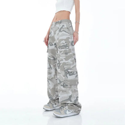 Streetwear Camouflage Cargo Broek Heren Urban Stijl